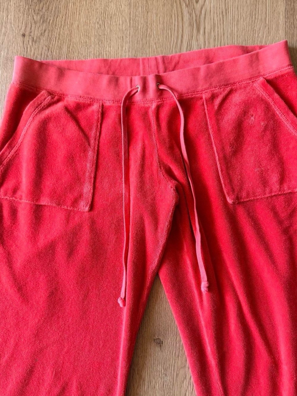 Vintage Juicy Couture low rise red flare tracksuit pants - Picture 2 of 8
